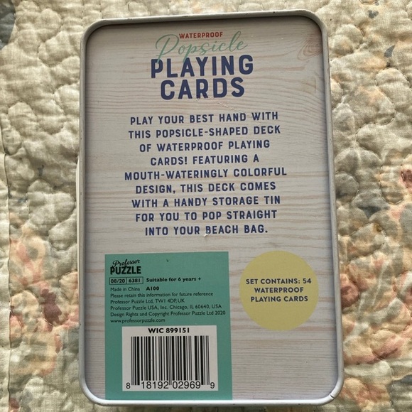 Waterproof Popsicle Playing Cards - Picture 4 of 4